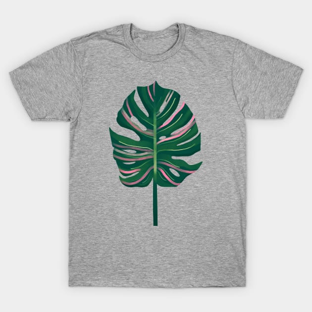 Monsteria Leaf T-Shirt by tangerinetane